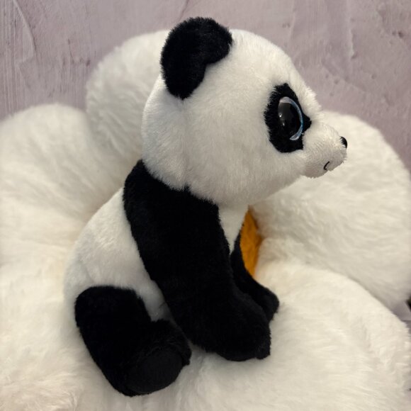Ming TY Original Beanie Babies Panda Black White 2016 Plush Stuffie (SKU: 244TO) - Picture 4 of 11